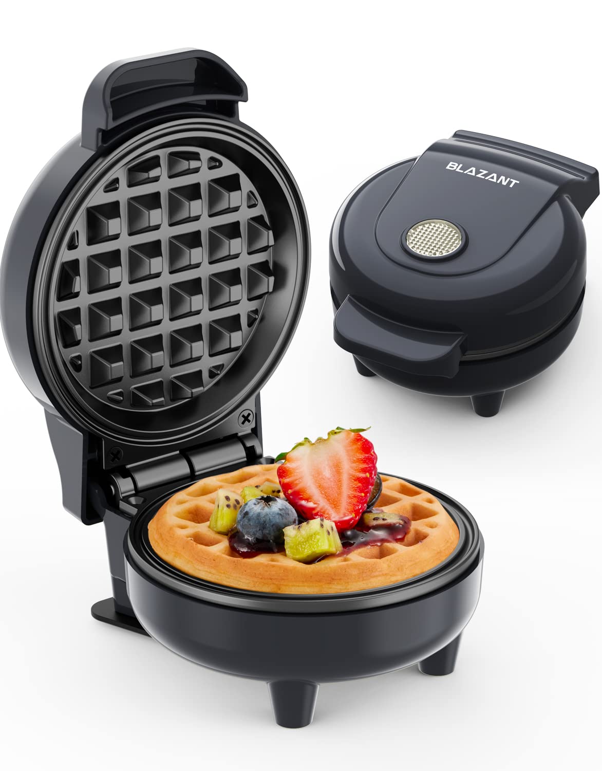 Mini máquina de waffle compacta