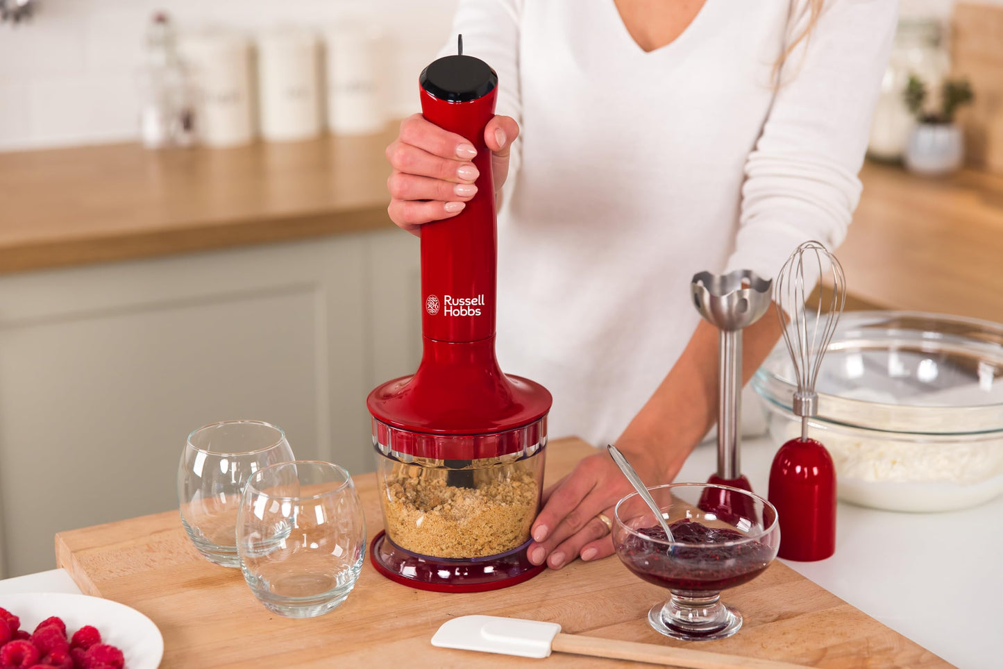 hand blender smoothie yogurt