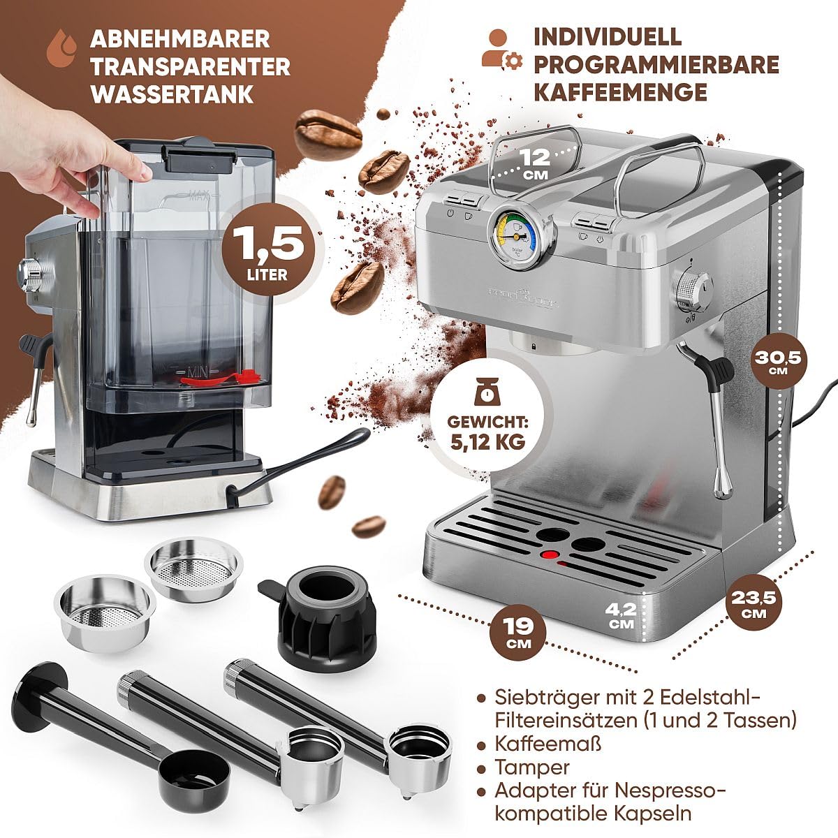 Filterkaffeemaschine Espressomaschine