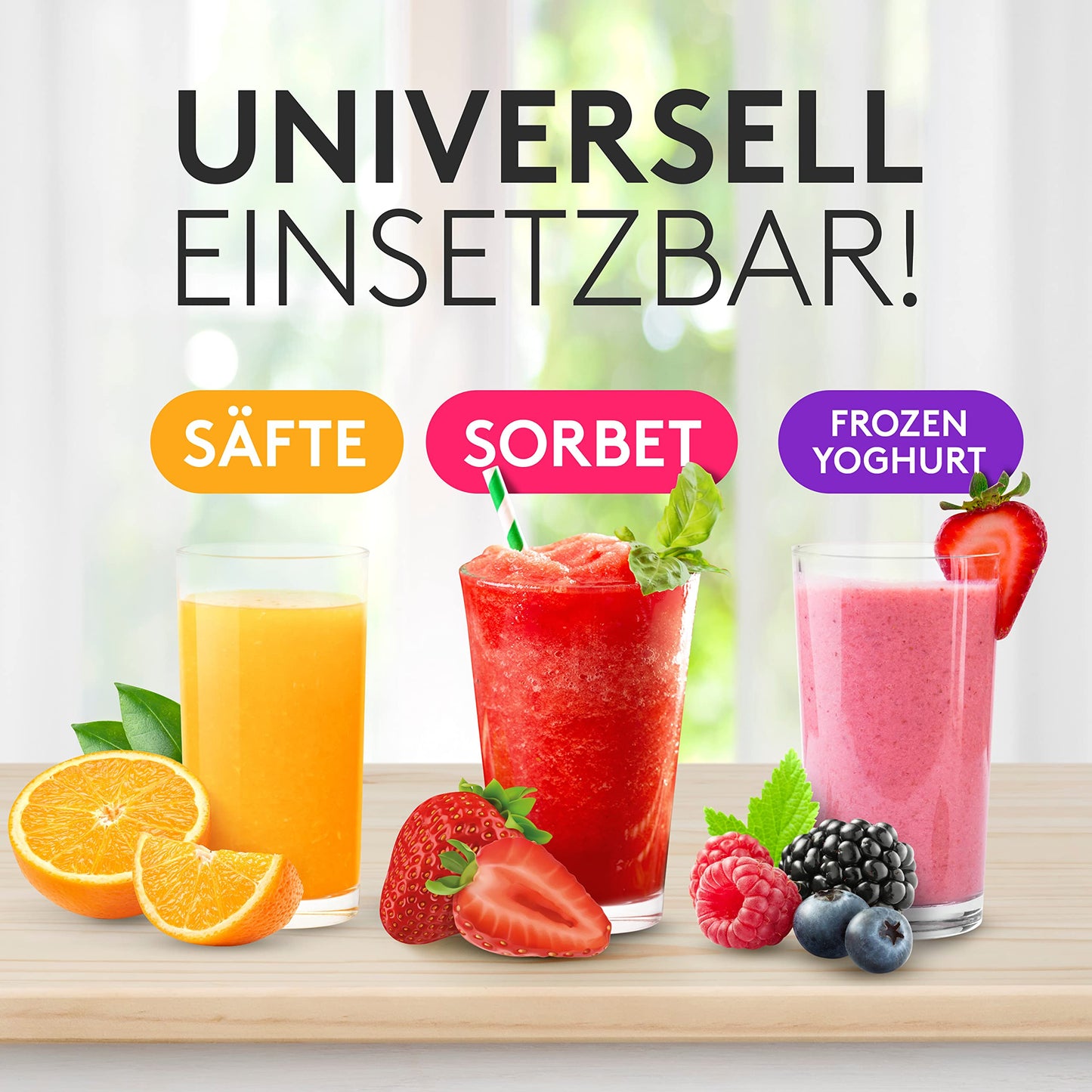 Vitaminschonender Obstentsafter